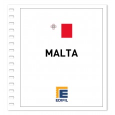 Malta 1970/1980. Juego hojas ilustrado